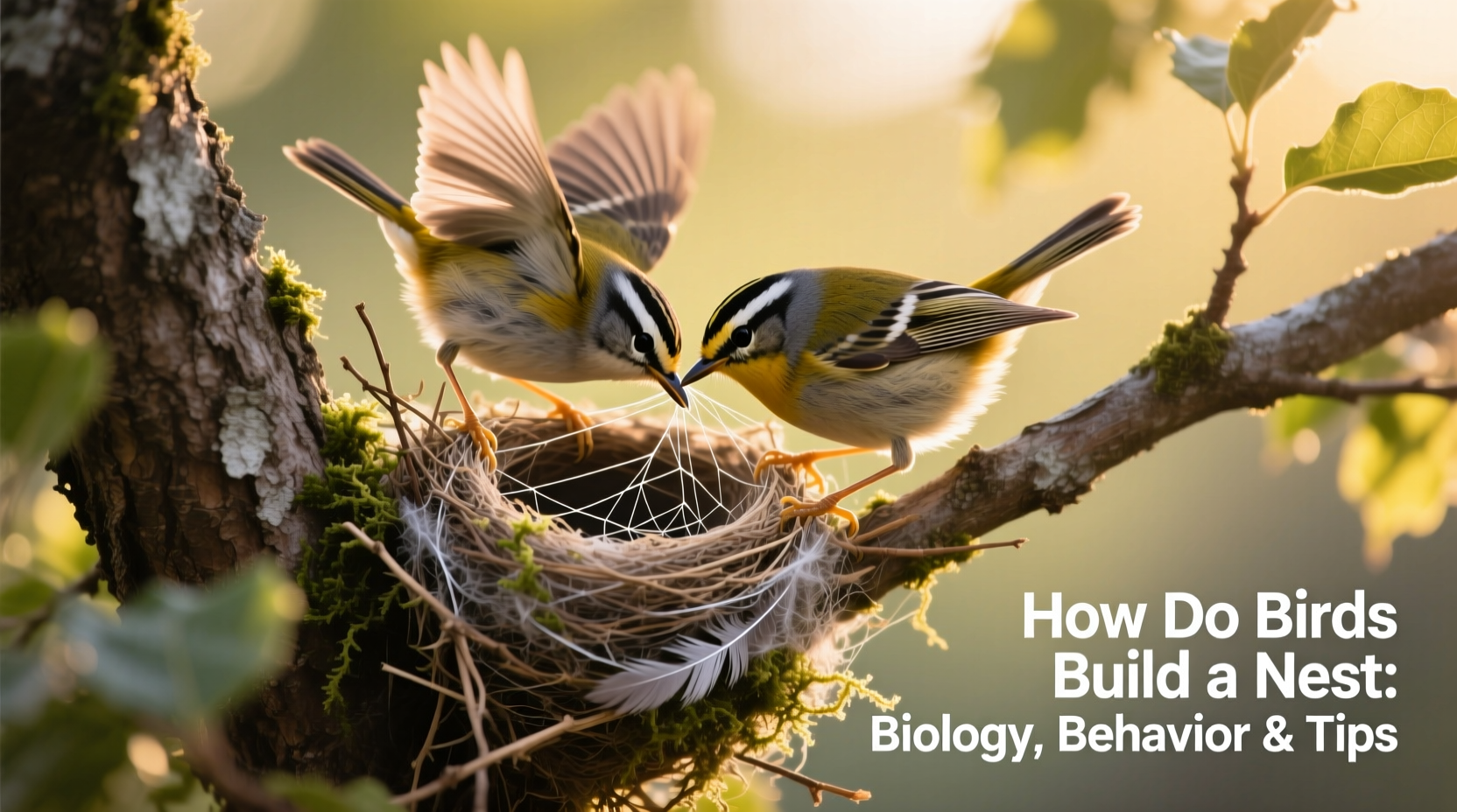 how do birds build a nest