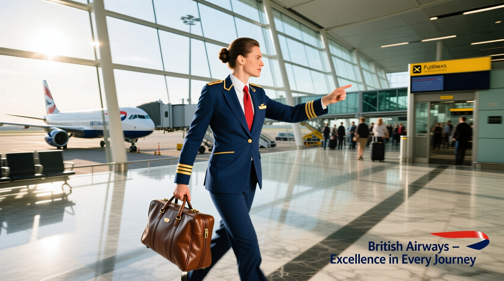 British Airways Employee Man Bun Transport Guide: How to Get There