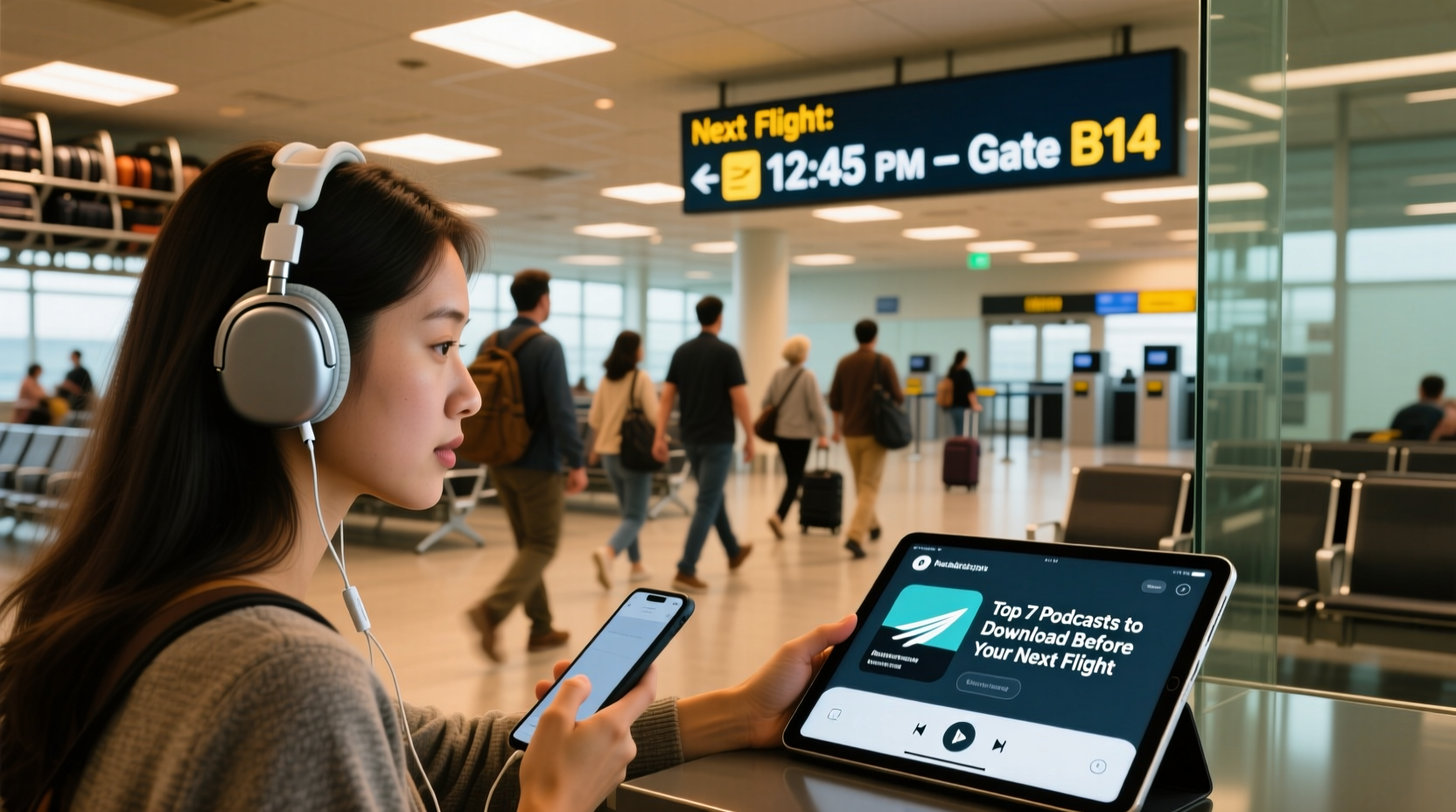 Best 7 Podcasts to Download Before Your Airport Transfer & Next Flight