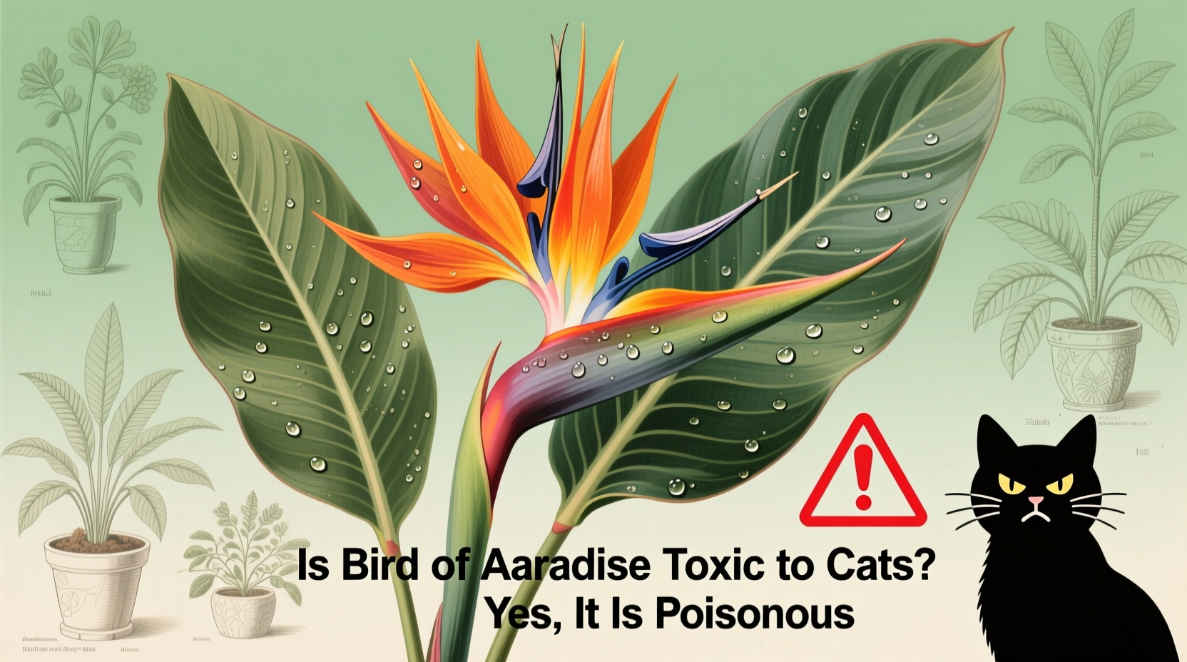 is bird of paradise toxic to cats