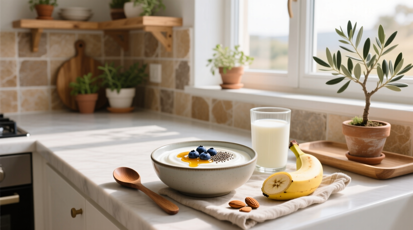 Comparison of different Greek yogurt drink bottles arranged neatly