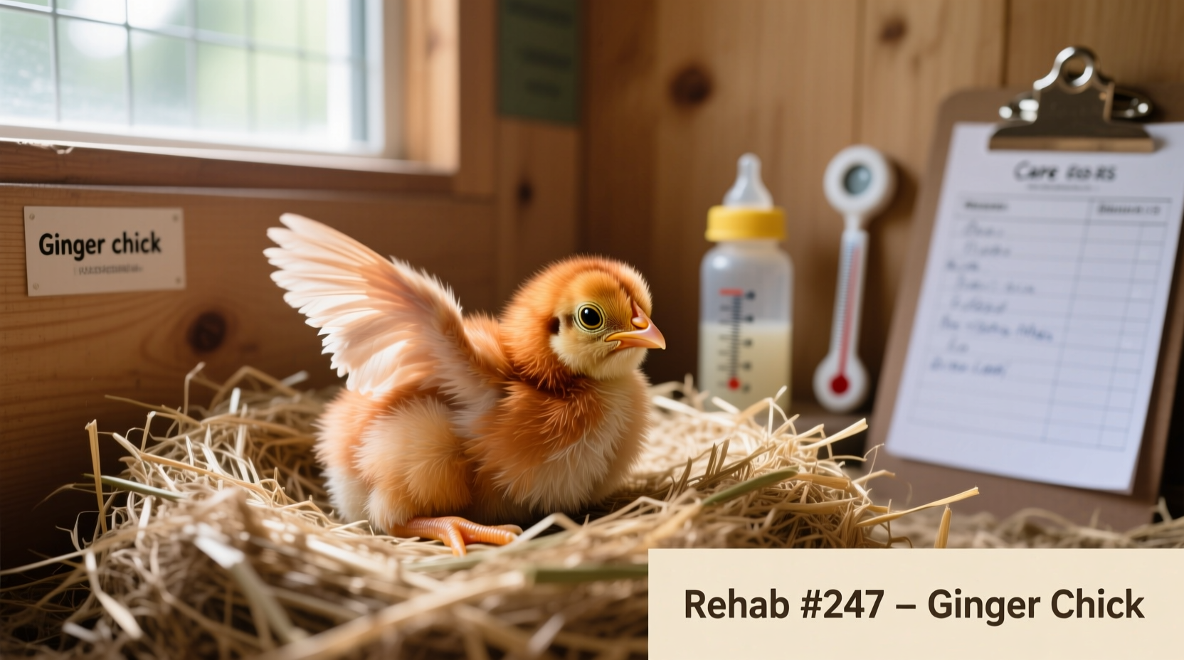 ginger chick rehab