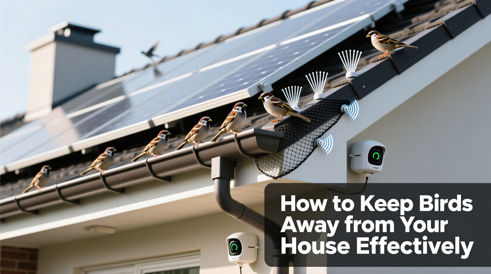 how to keep birds away from house