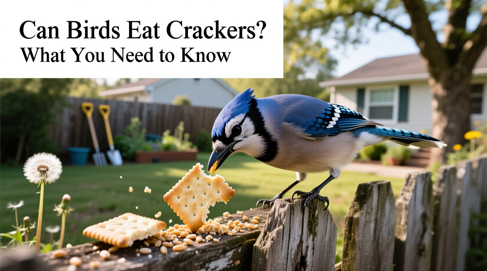 can birds eat crackers
