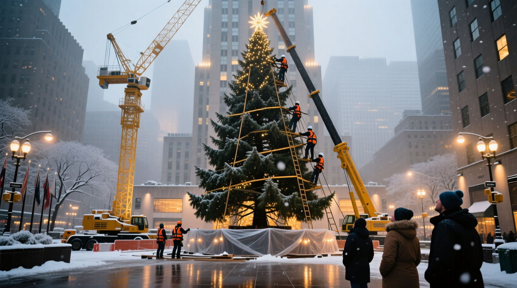 when does rockefeller christmas tree go up