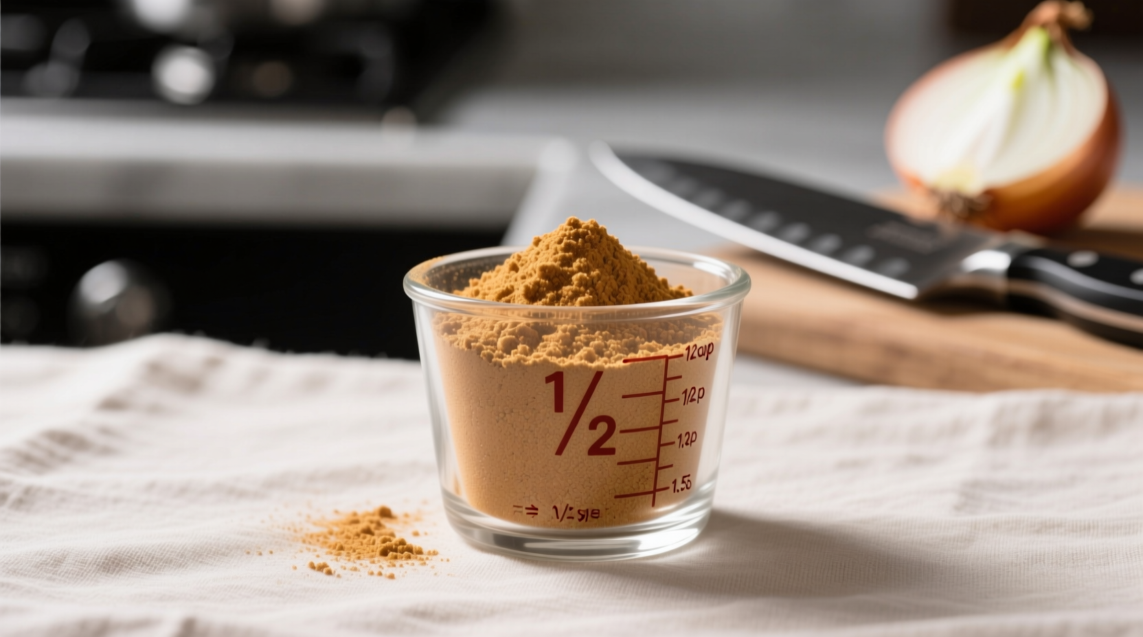 1 2 cup chopped onion to powder when it matters