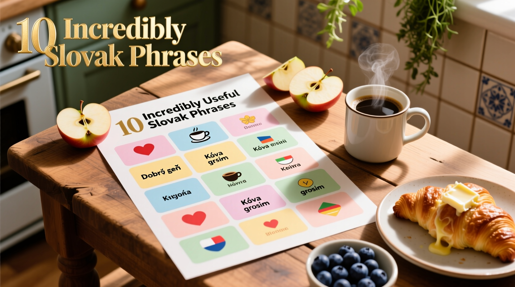Slovak Food Cheat Sheet: 10 Incredibly Useful Slovak Phrases for Dining