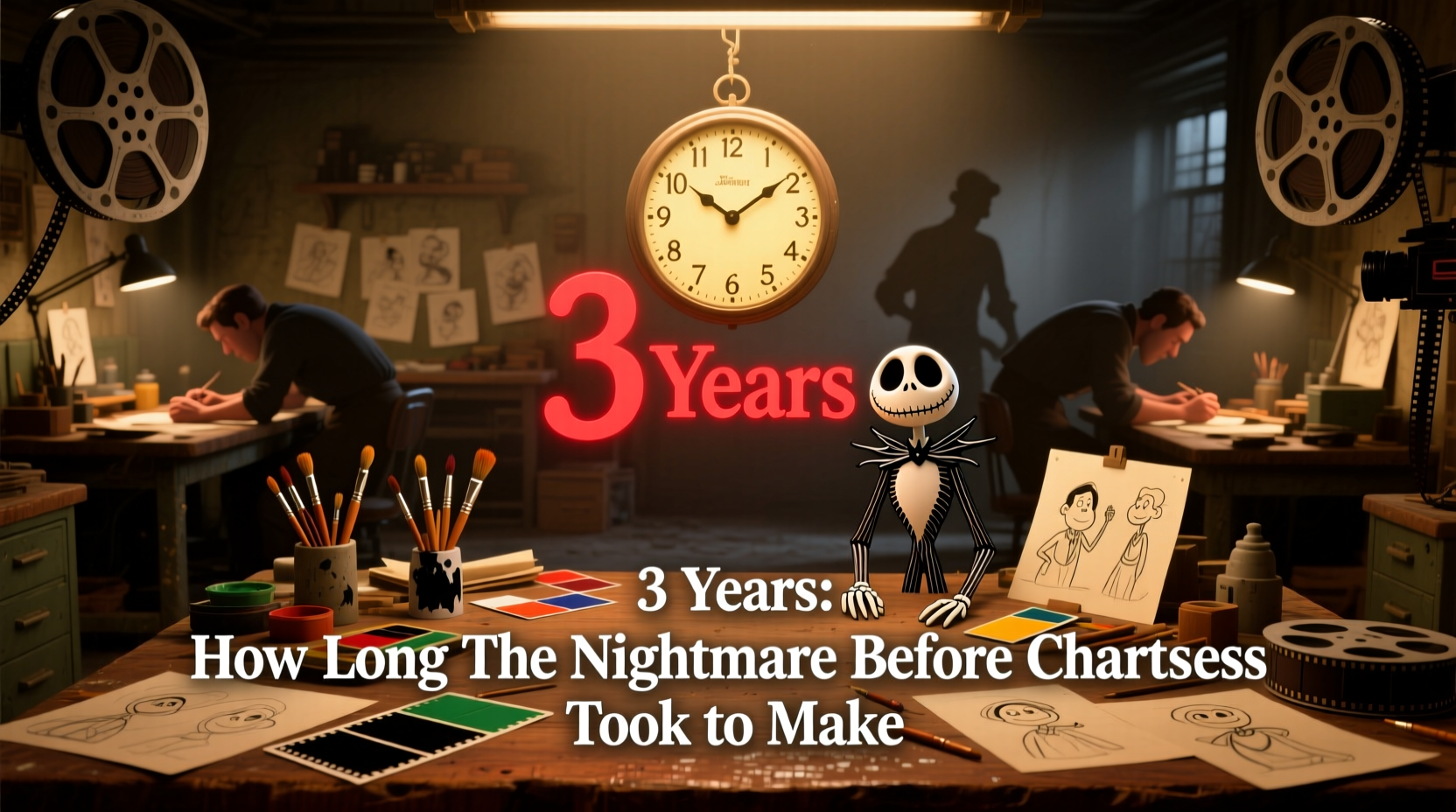 how long did the nightmare before christmas take to make
