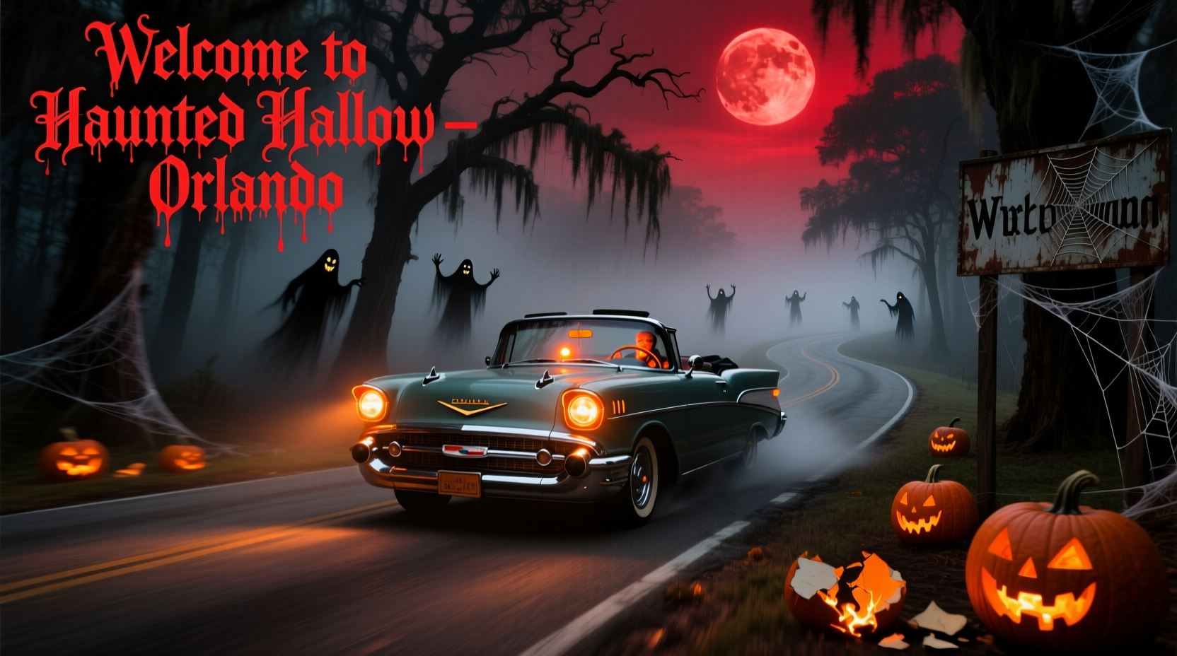 How to Drive the Haunted Road in Orlando for Halloween: Transport Guide