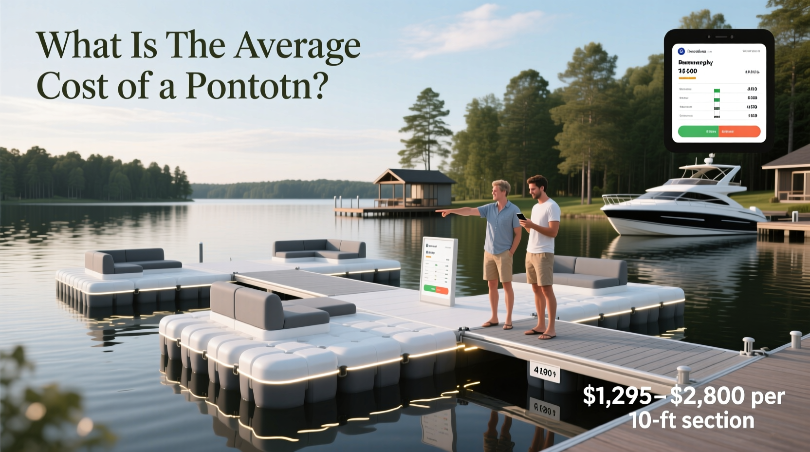floating docks plastic pontoon prices,What is the average cost of a pontoon? buying guide