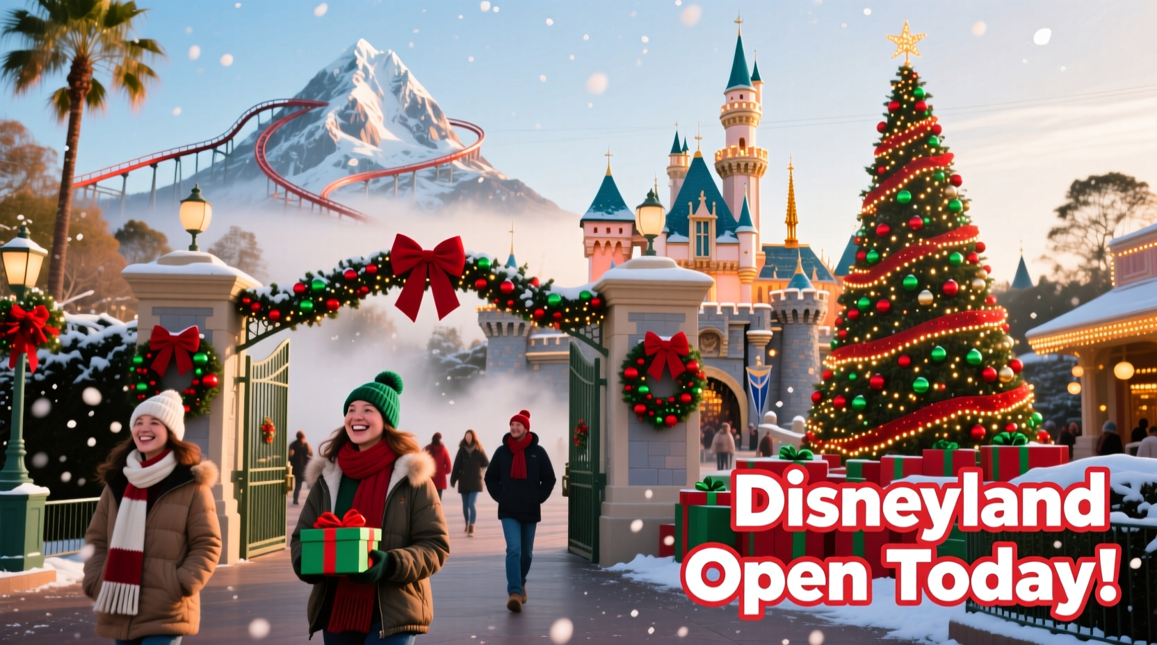 is disneyland open for christmas day