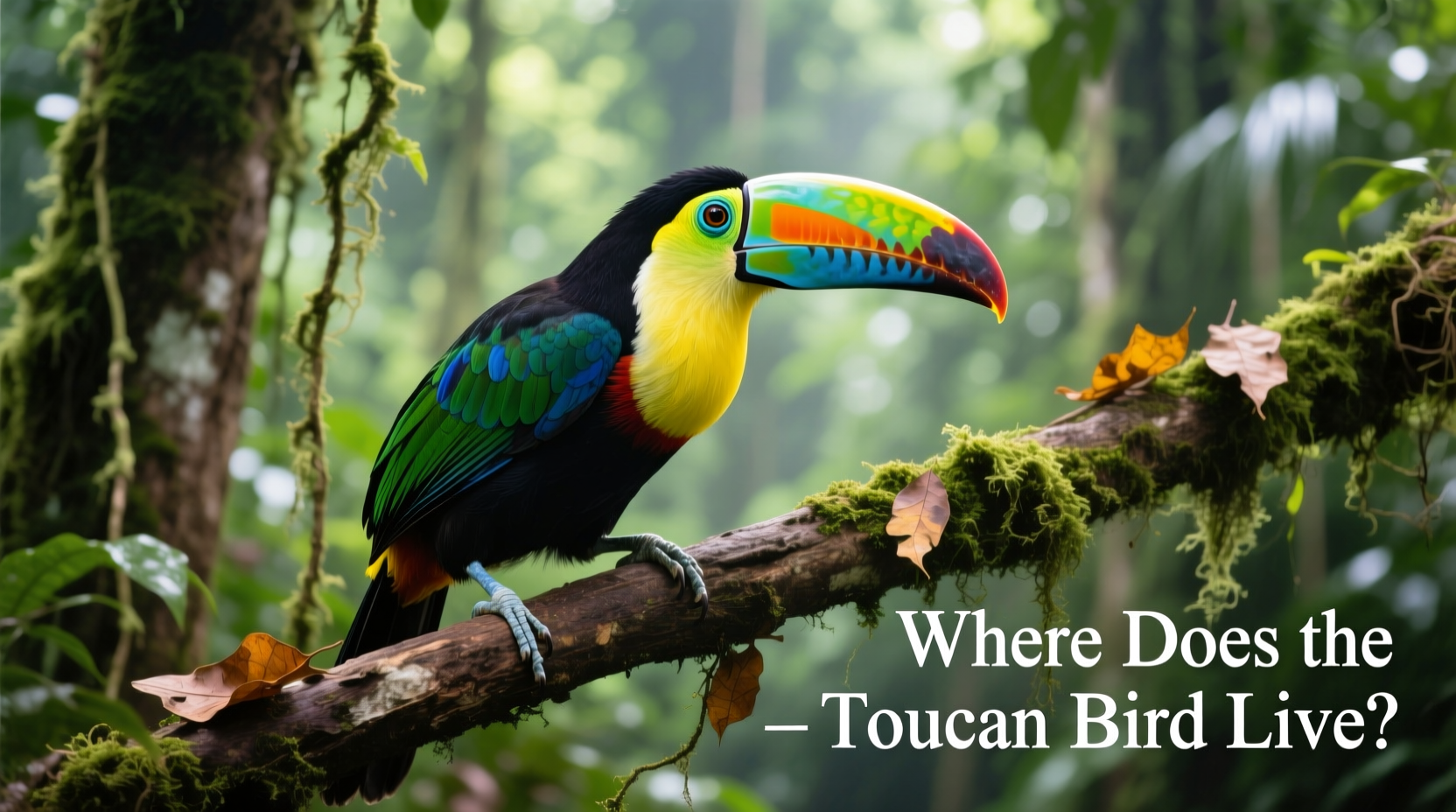 where does the toucan bird live