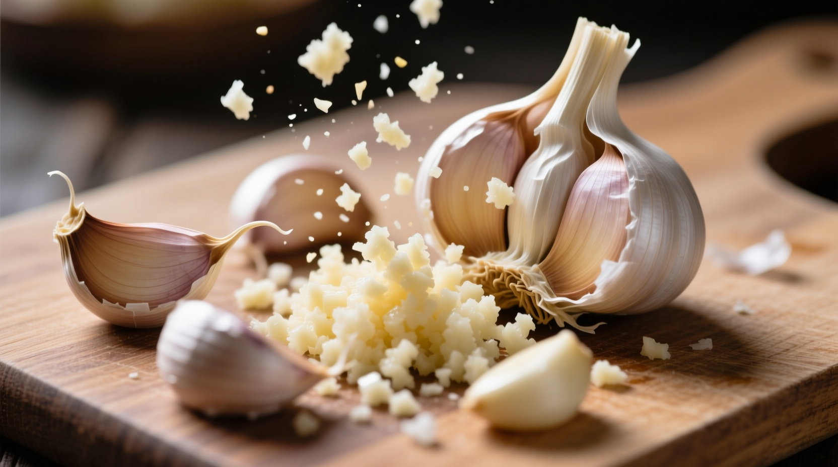 minced garlic to garlic cloves