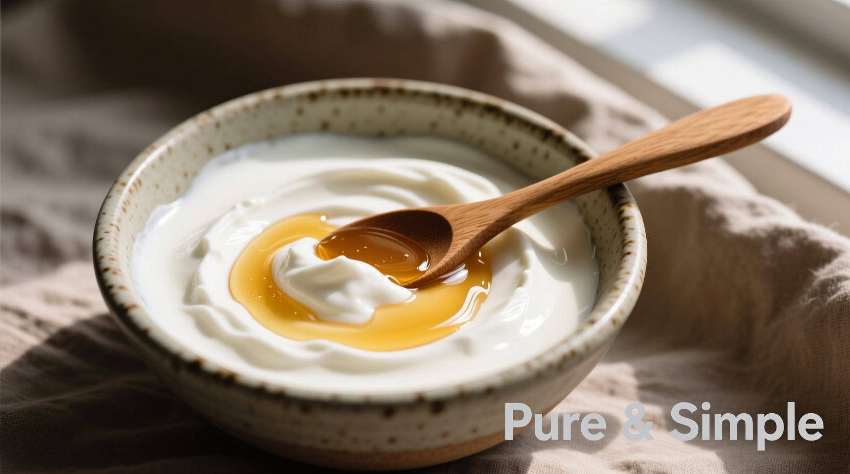 greek yogurt and honey