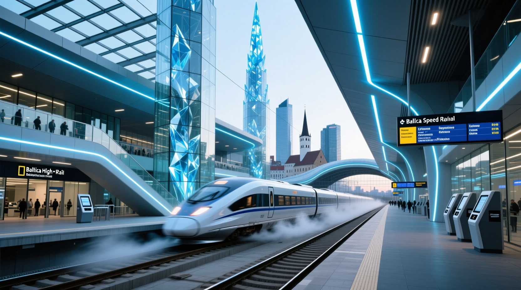 Tallinn Futuristic Train Station & High-Speed Rail Baltica: Transport Guide