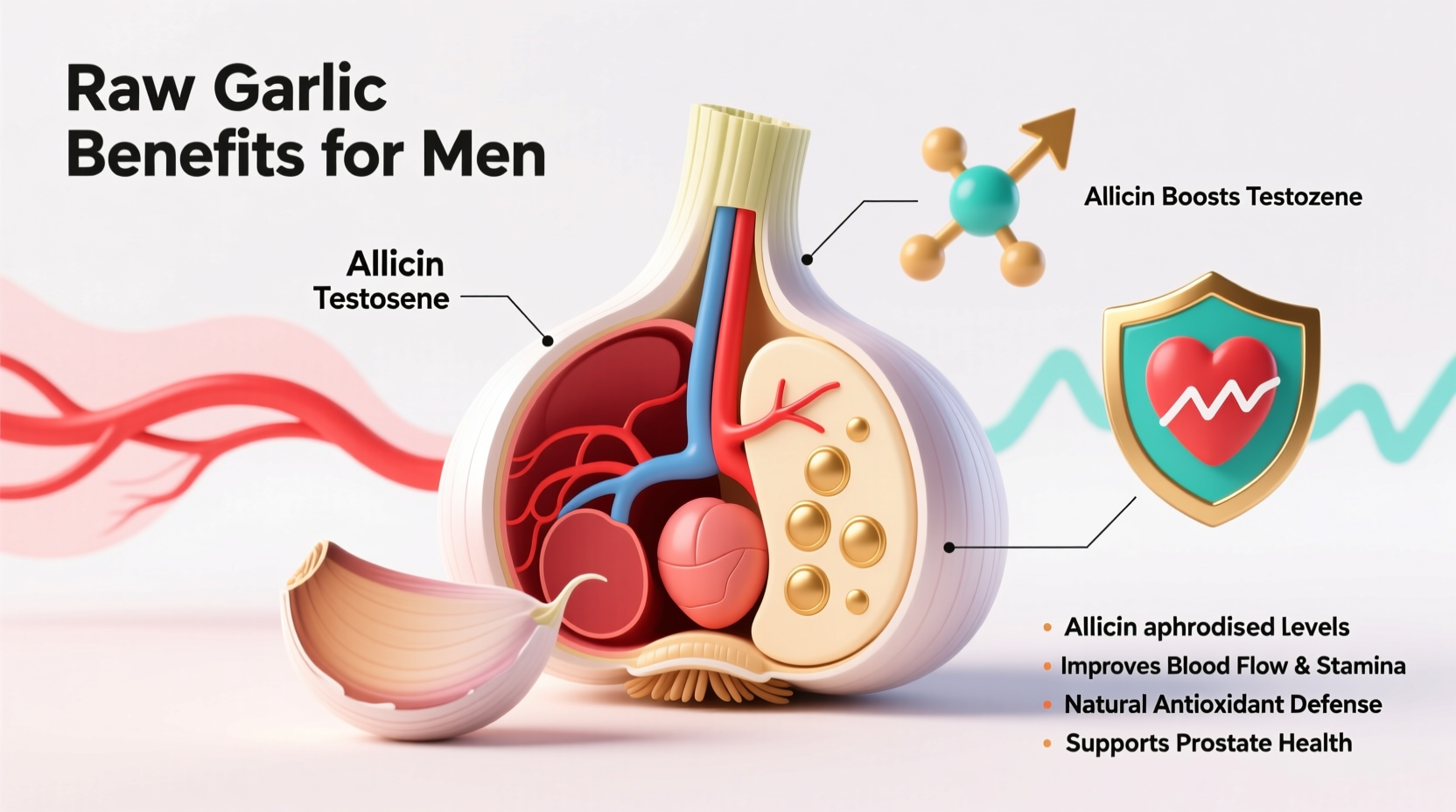Raw Garlic Benefits for Men: Science-Backed Health Advantages