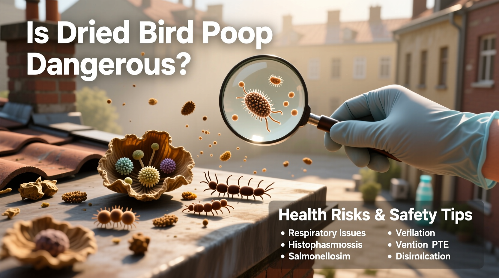 is dried bird poop dangerous