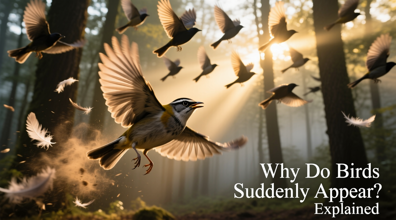 why do birds suddenly appear