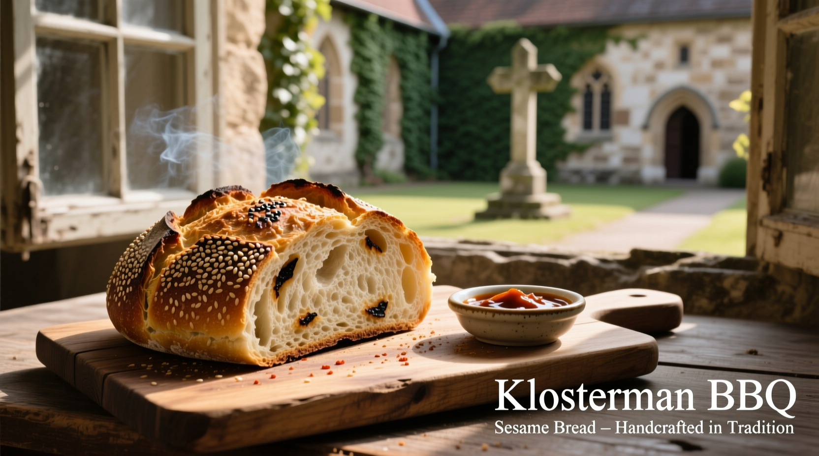 klosterman bbq sesame bread