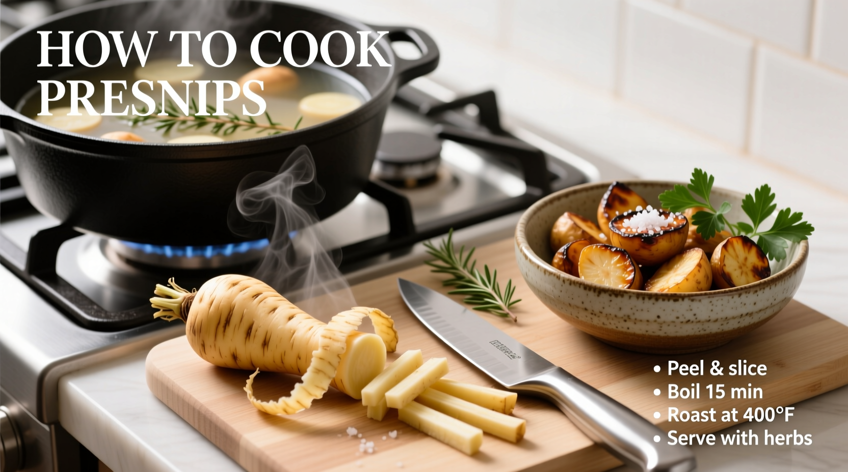 how to cook parsnips