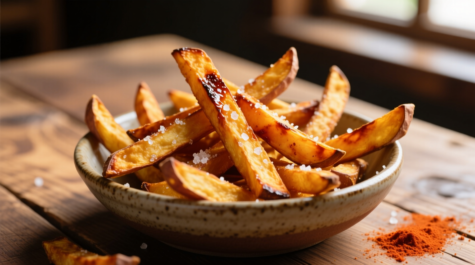 and sweet potato fries