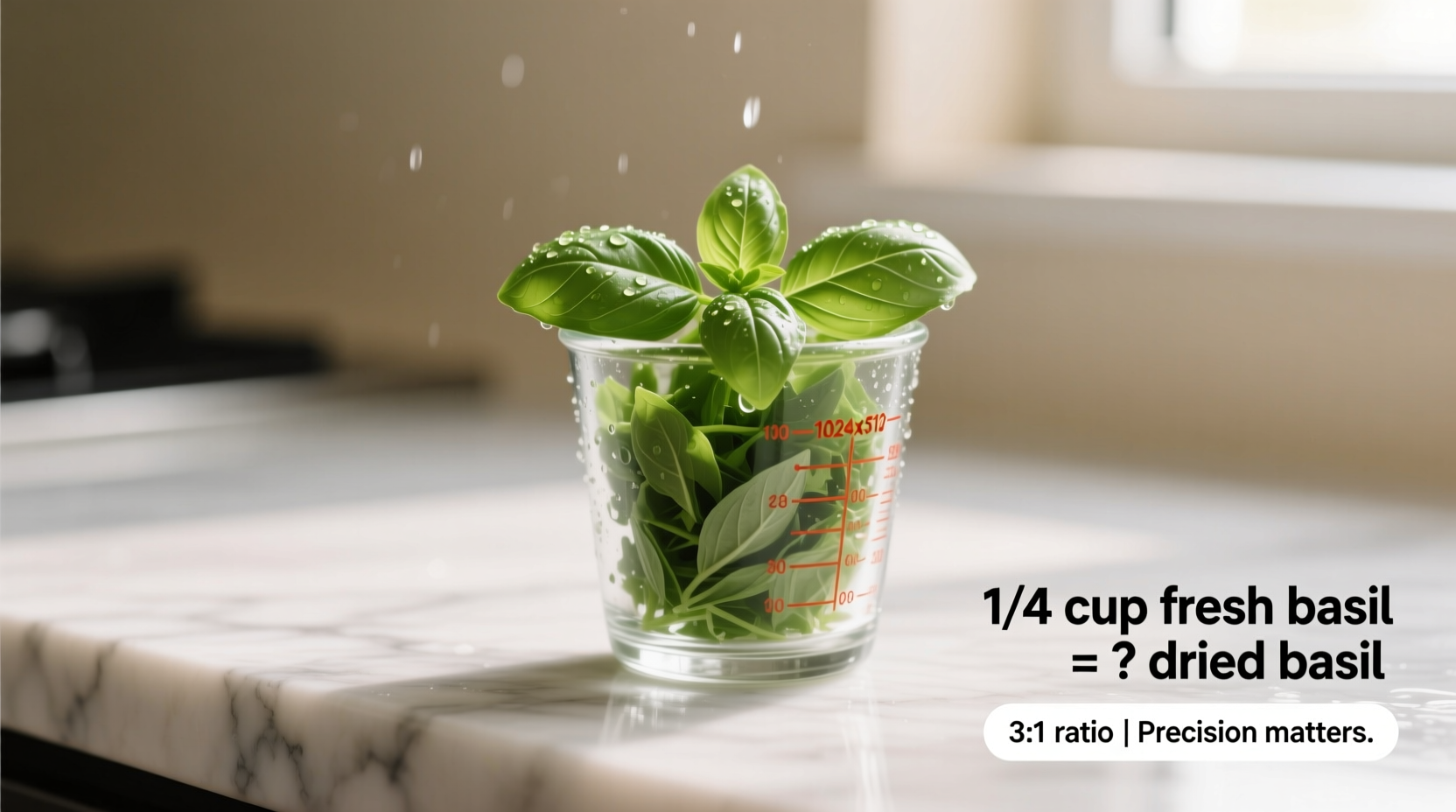 1 4 cup fresh basil to dried when precision matters and when it doesn t
