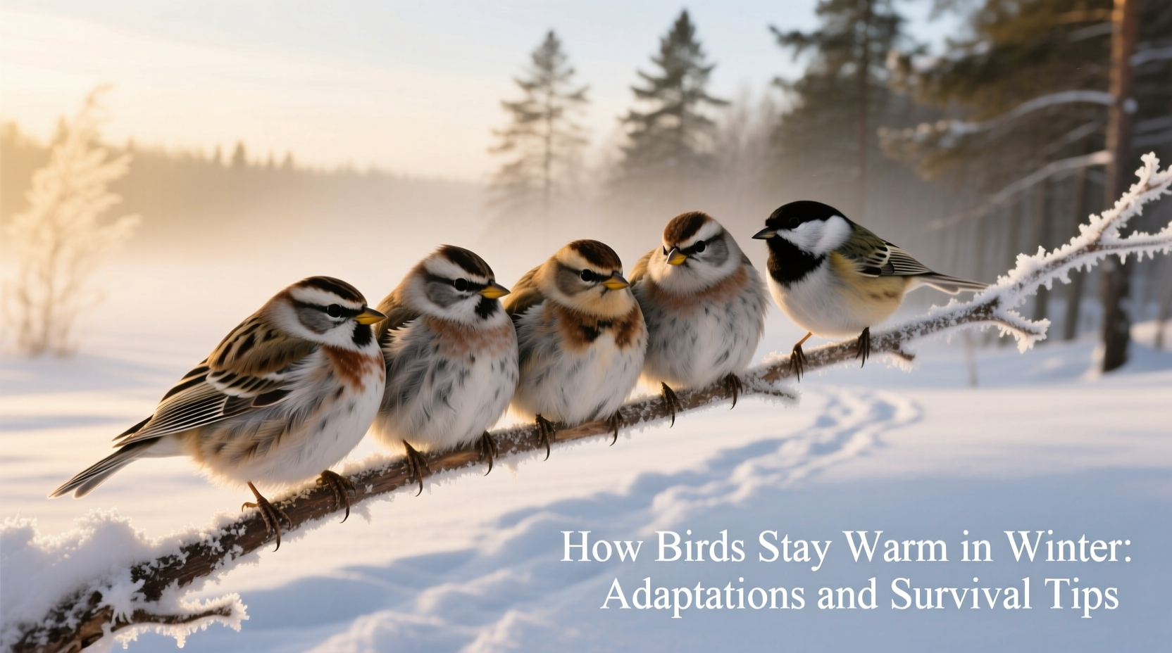 how do birds stay warm in the winter