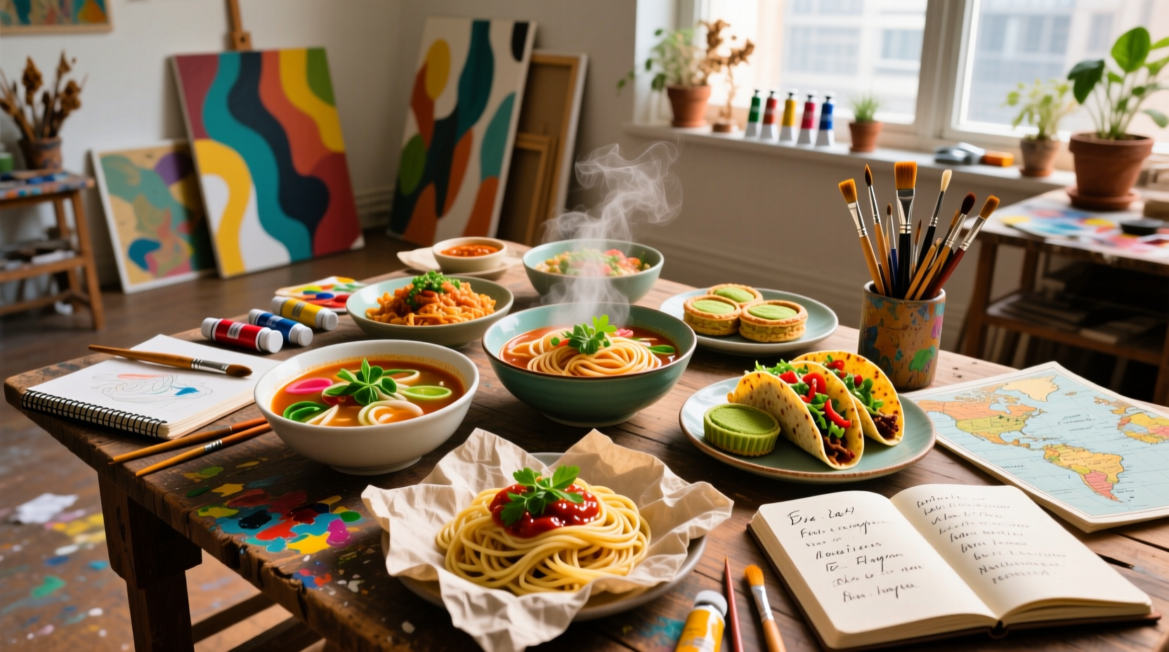 How Expat Artists Living Abroad Facilitate the Creative Life Through Food