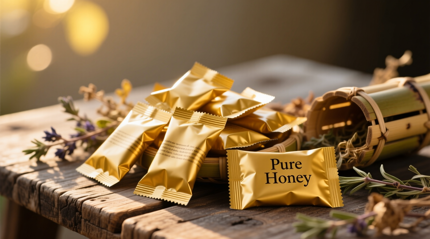 honey packs nearby