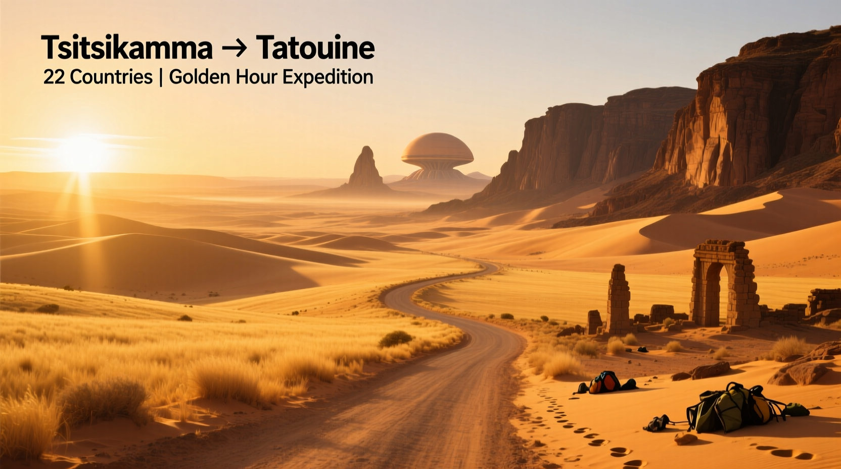 From Tsitsikamma to Tatouine: A 22-Country Expedition Guide