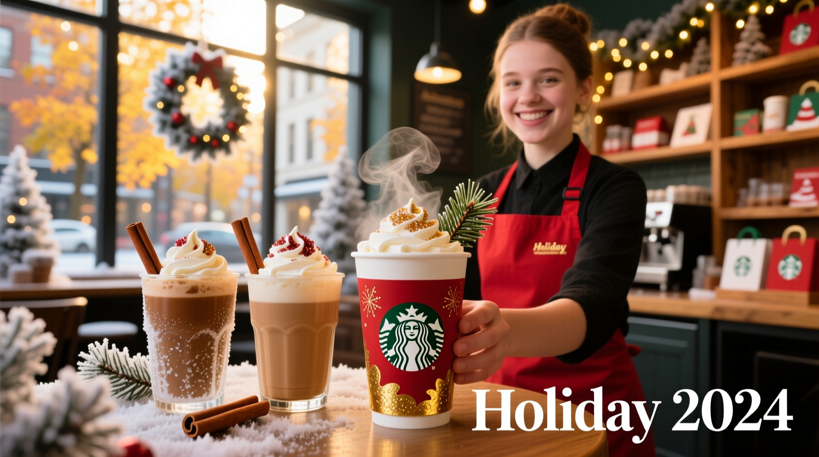 when does starbucks christmas come out