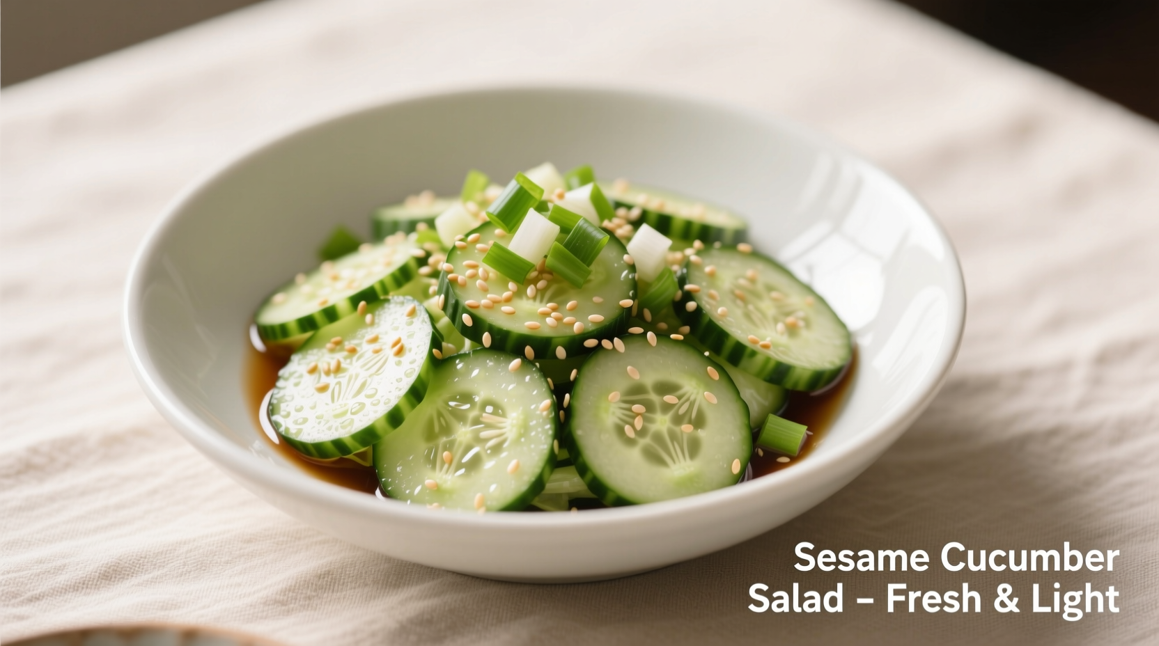sesame cucumber salad