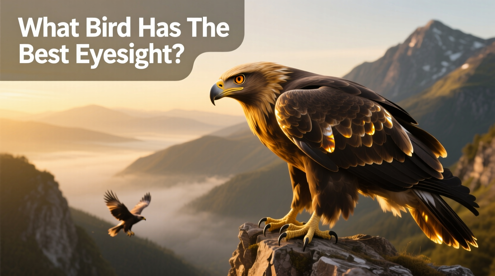 what bird has the best eyesight