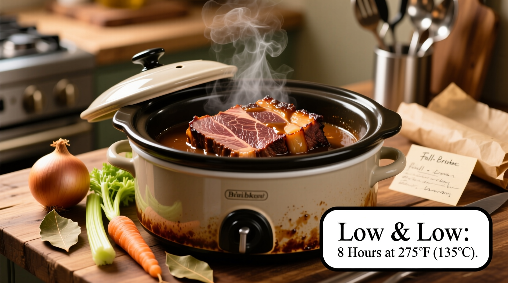 Perfect Slow Cooker Beef Brisket: Foolproof 8-10 Hour Method