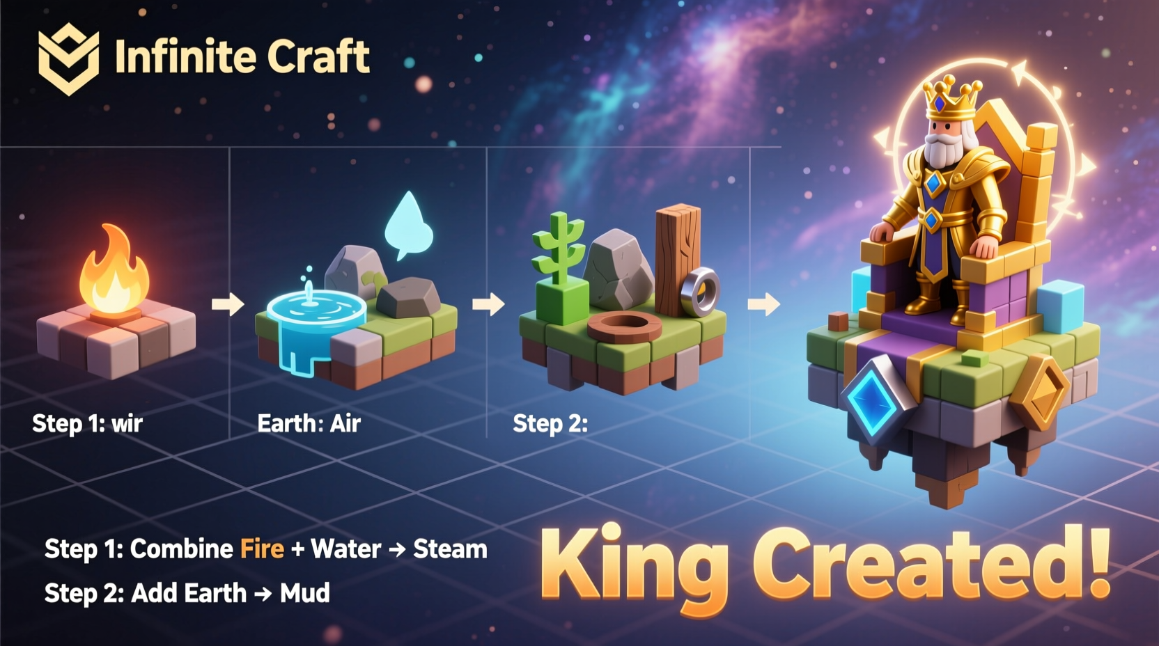 how to make king in infinite craft