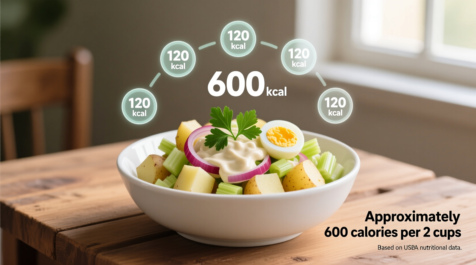 how many calories are in potato salad