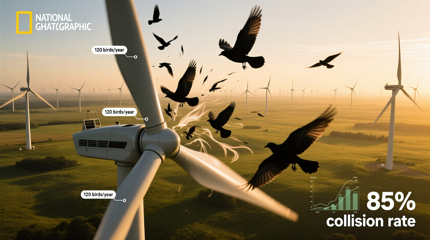 how many birds do wind turbines kill