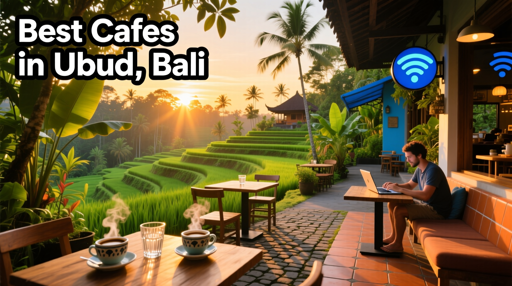Best Cafés in Ubud, Bali with Reliable WiFi for Remote Work