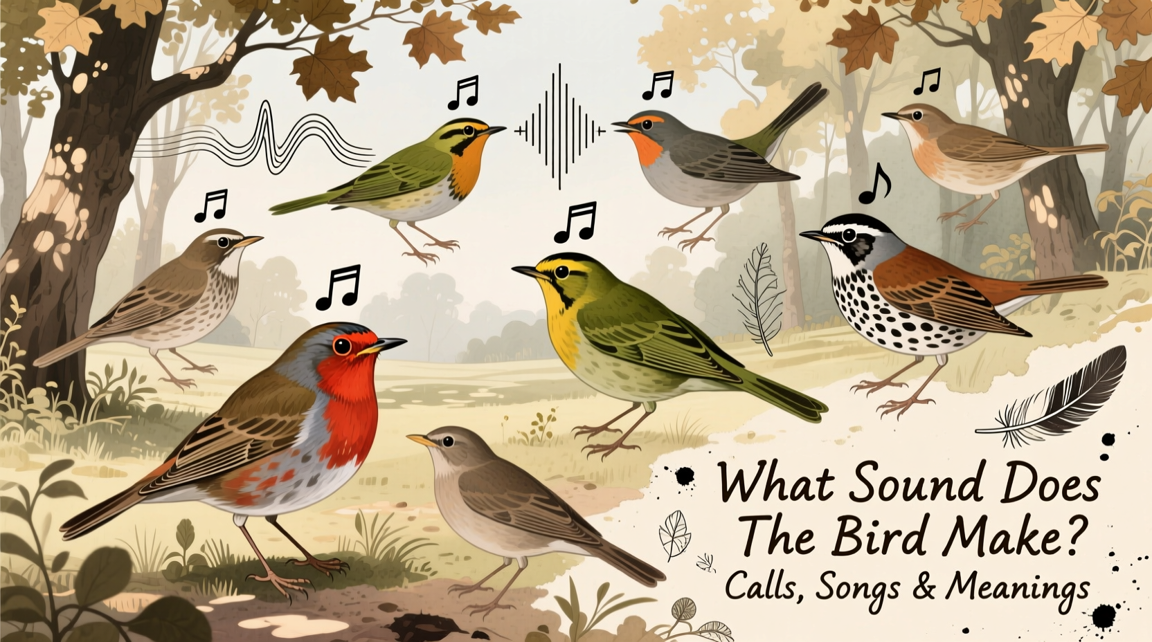 what sound does the bird make