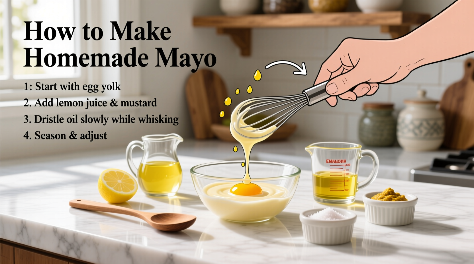 how to make homemade mayo