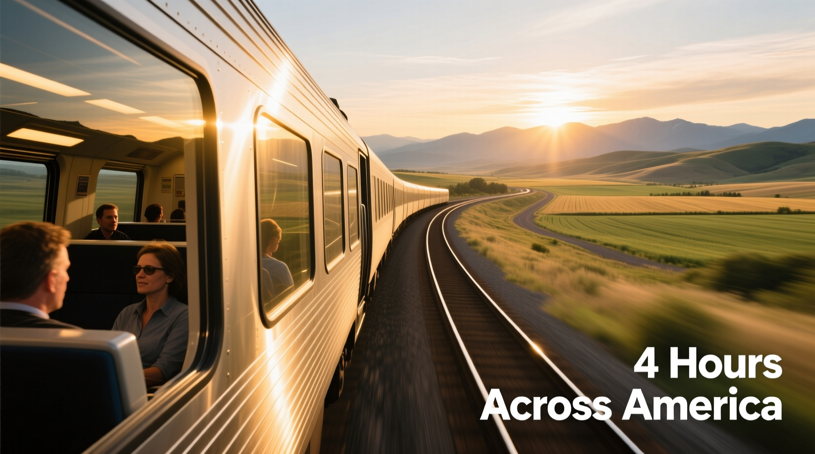 How to Train Take Across US in Under 4 Hours: Realistic Options