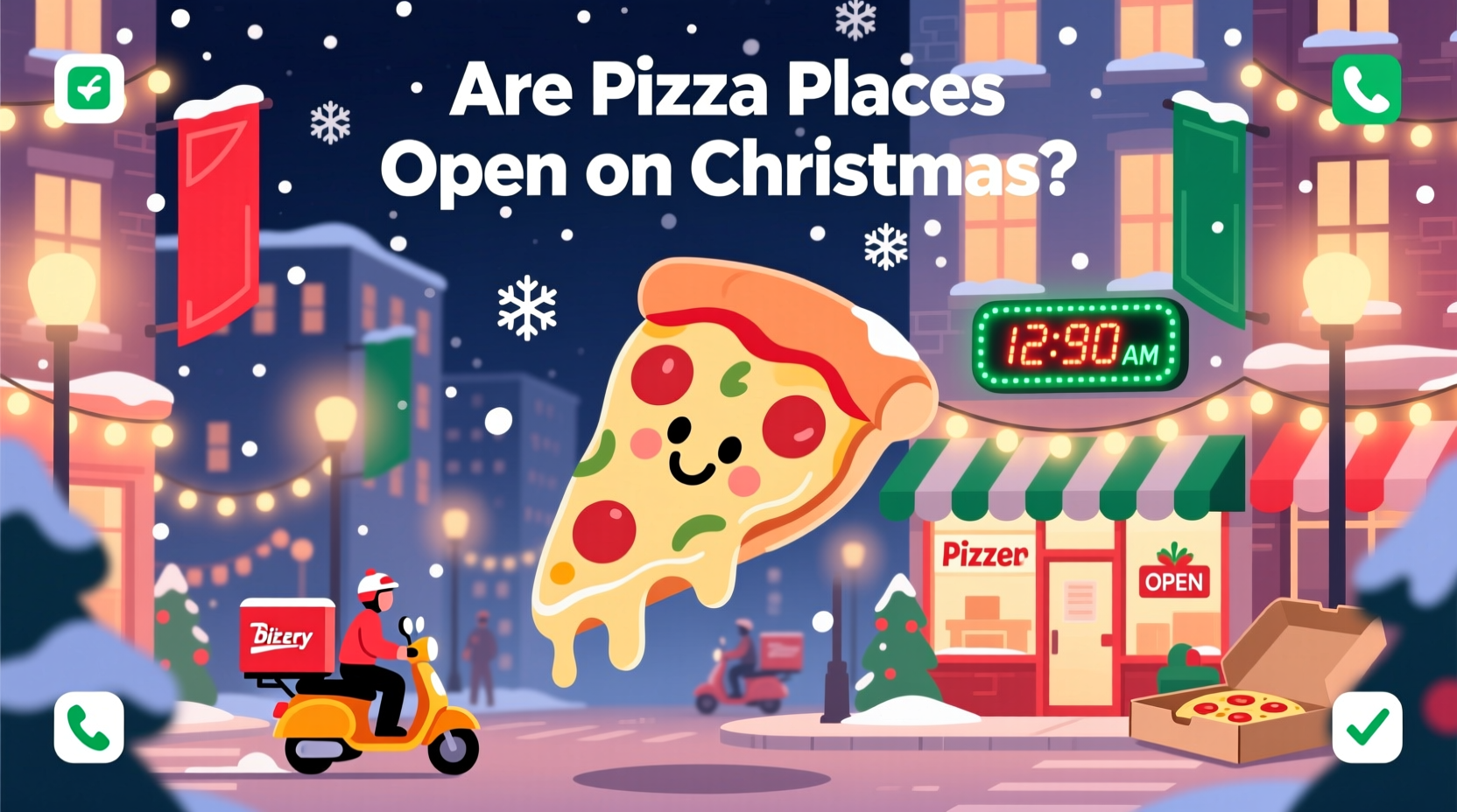 are pizza places open on christmas