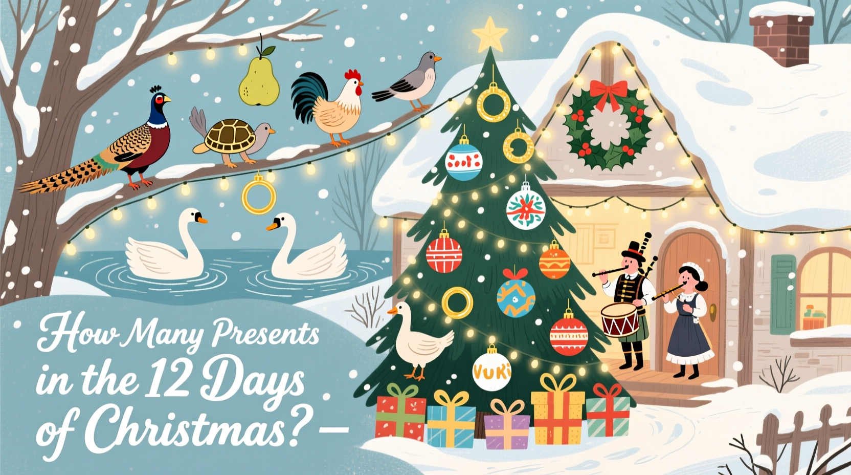 how many presents 12 days of christmas