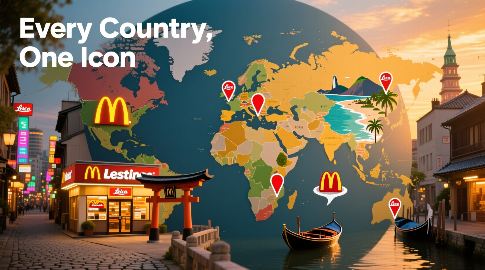 Favorite Fast Food Chain in Every Country: Map Guide for Budget Travelers