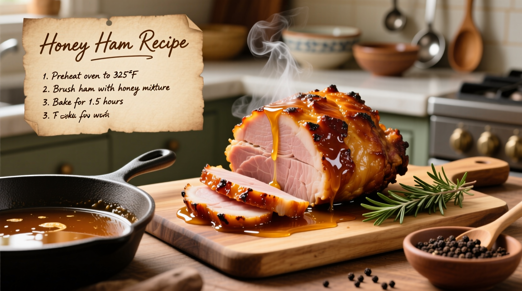 how to make honey ham