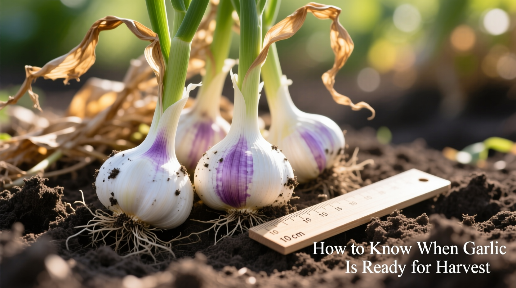 Garlic Harvest Guide: 3 Signs Your Bulbs Are Ready