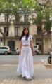White summer skirt