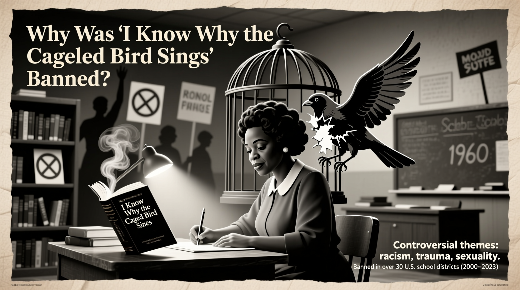 why was i know why the caged bird sings banned