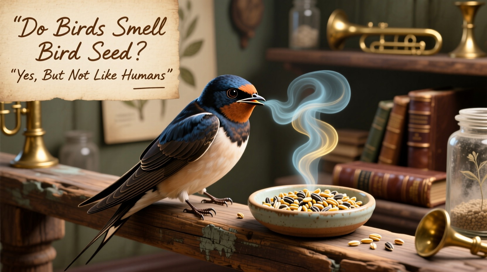 do birds smell bird seed