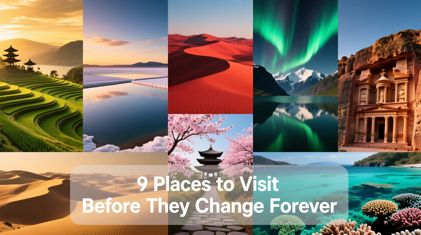 9 Places to Visit Before They Change Forever: Budget Travel Guide